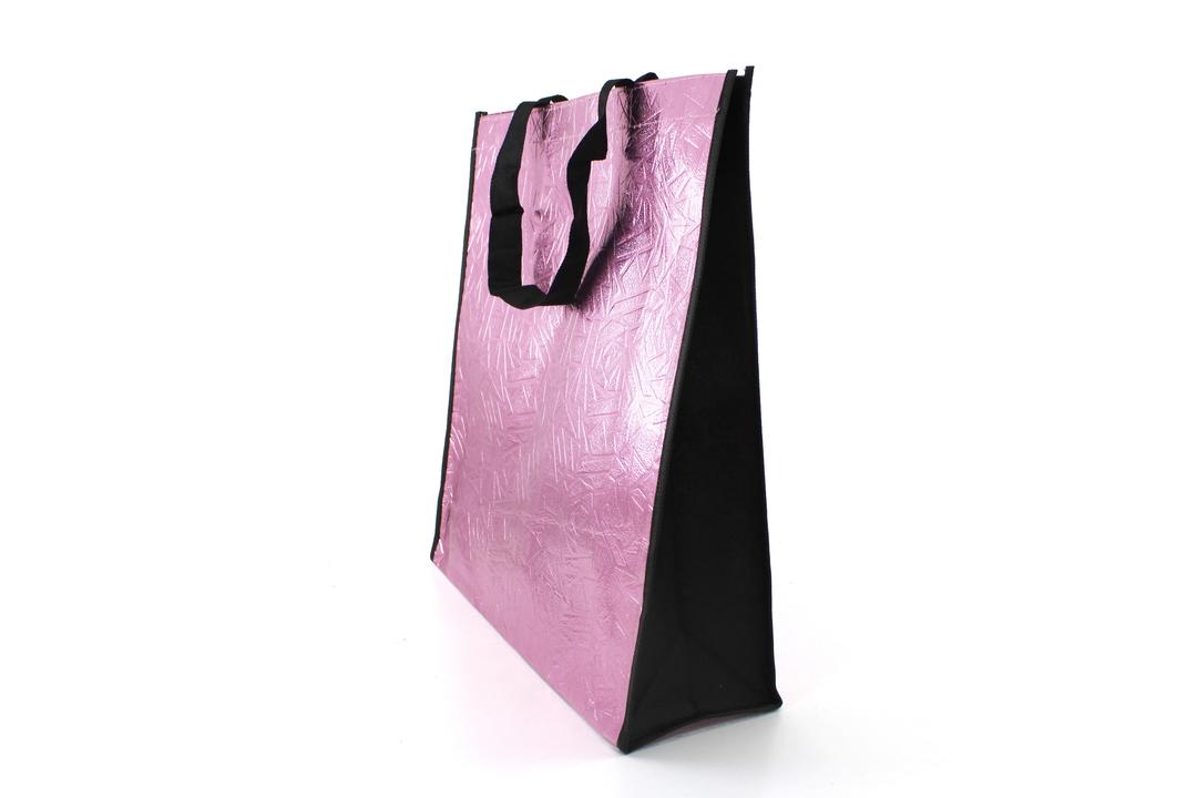 Non-Woven Fabric Tote Bag for Stylish Convenience - 34.5 x 12 x 38cm, Pink