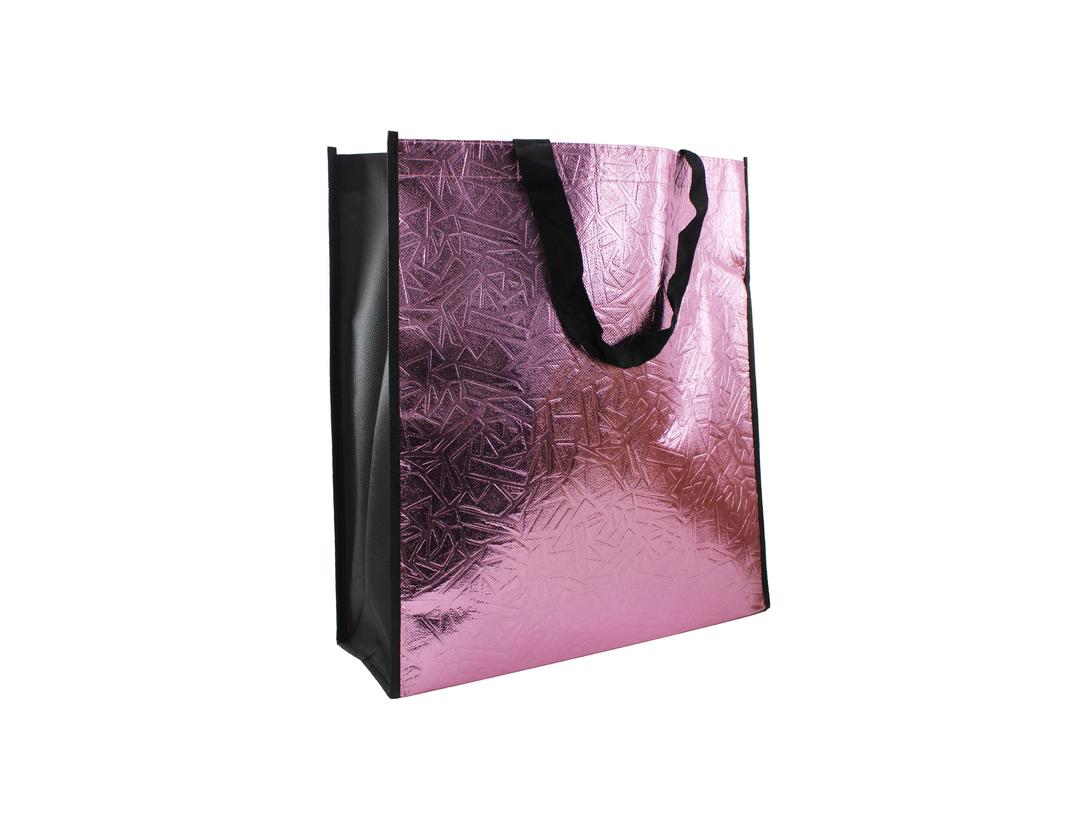 Non-Woven Fabric Tote Bag for Stylish Convenience - 34.5 x 12 x 38cm, Pink