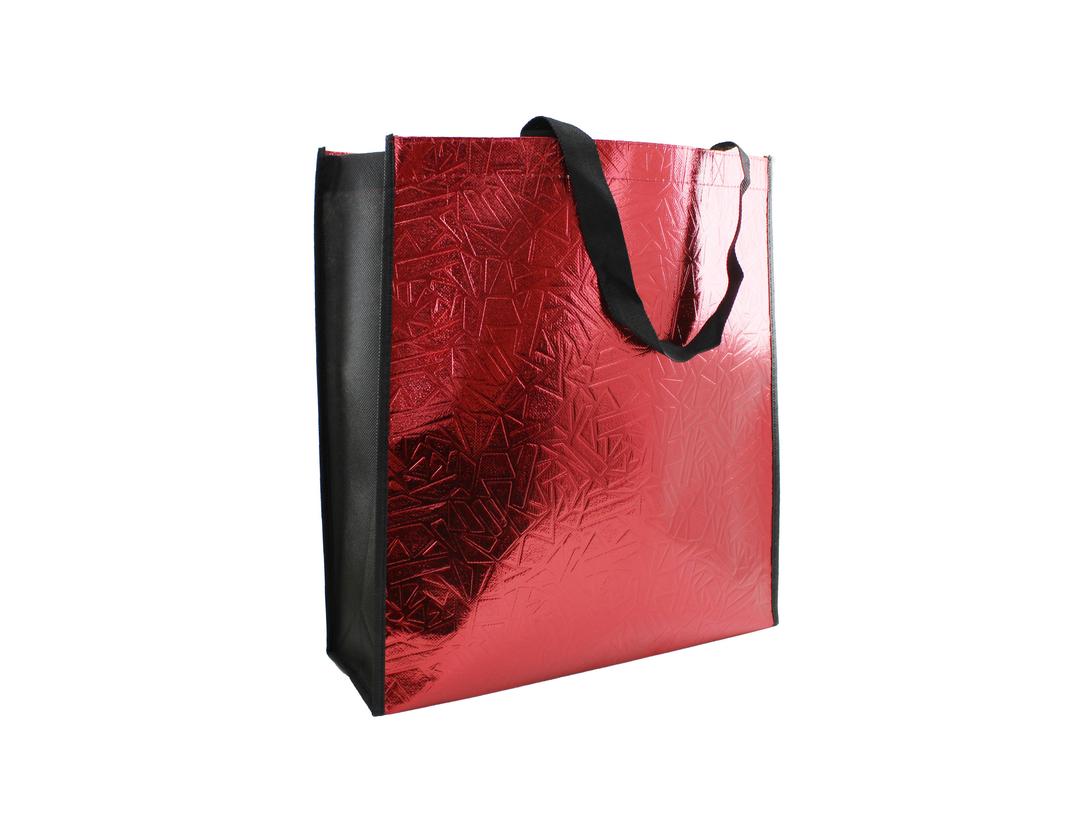 Non Woven Fabric Bag Elegance for Stylish Carrying - 34.5 x 12 x 38cm, Bold Red